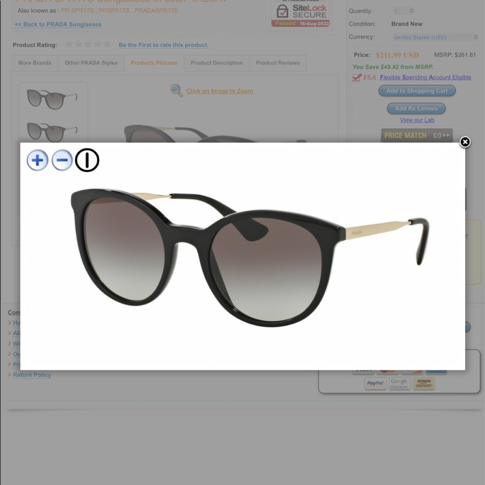 Prada Sunglasses (Cinema)